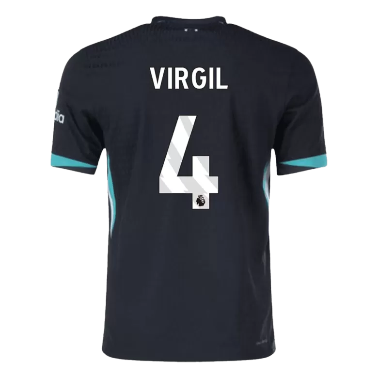 Liverpool VIRGIL #4 Away Soccer Jersey Authentic 2024/25 - gojersey