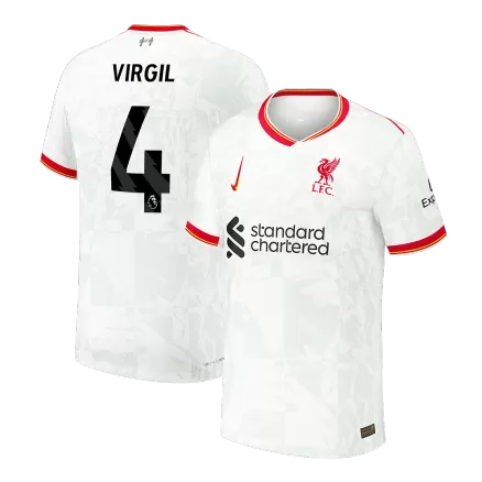 Liverpool VIRGIL #4 Third Away Soccer Jersey Authentic 2024/25 - gojersey