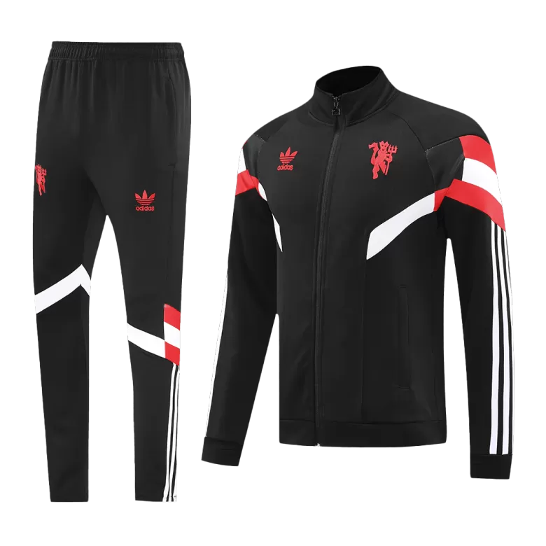 Manchester United Training Kit 2024/25 - Black (Jacket+Pants) - gojersey