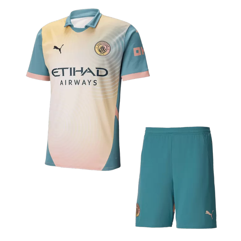 Manchester City Fourth Away Soccer Jersey Kit 2024/25 (Jersey+Shorts) - Definitely City - gojersey