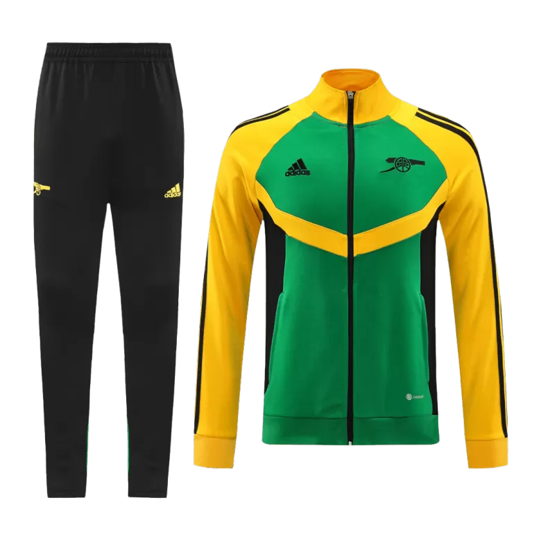 Arsenal Training Kit 2024/25 - Green&Yellow (Jacket+Pants) - gojersey