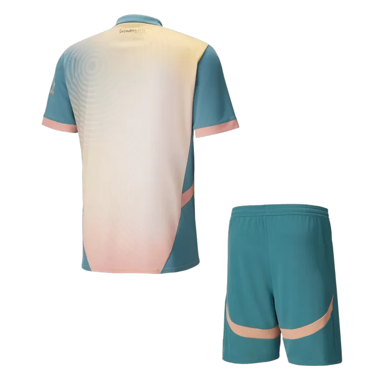 Manchester City Fourth Away Soccer Jersey Kit 2024/25 (Jersey+Shorts) - Definitely City - gojersey