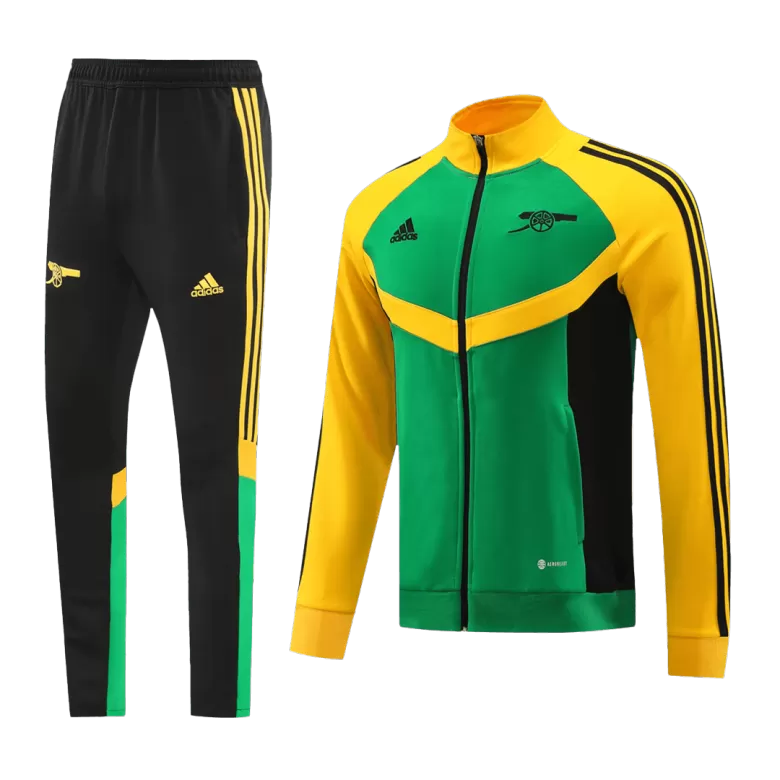 Arsenal Training Kit 2024/25 - Green&Yellow (Jacket+Pants) - gojersey