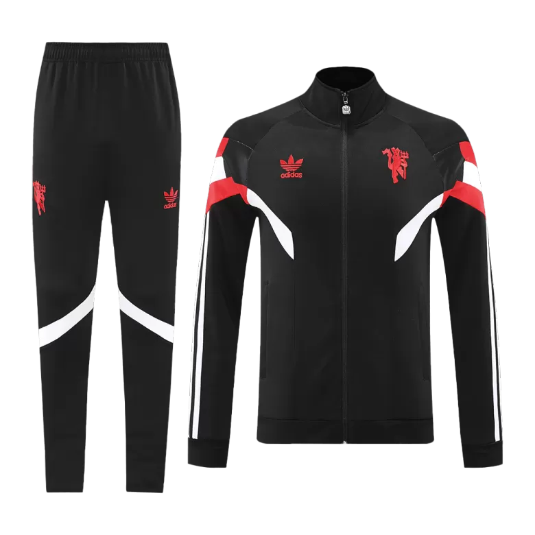 Manchester United Training Kit 2024/25 - Black (Jacket+Pants) - gojersey