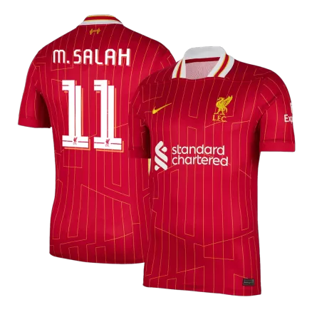 Liverpool M.SALAH #11 Home Jersey 2024/25 - UCL Edition - gojersey