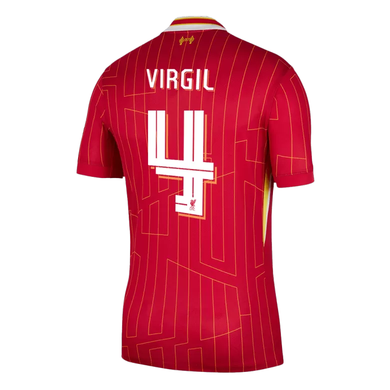 Liverpool VIRGIL #4 Home Jersey 2024/25 - UCL Edition - gojersey