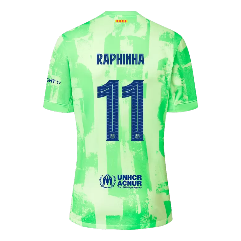 Barcelona RAPHINHA #11 Third Away Jersey 2024/25 - UCL（Spotify Logo Without Text） - gojersey