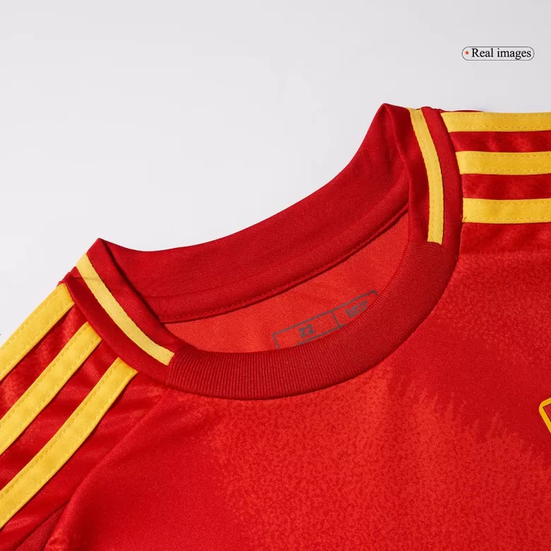 Spain Home Jersey Kit EURO 2024 Kids(Jersey+Shorts) - gojersey