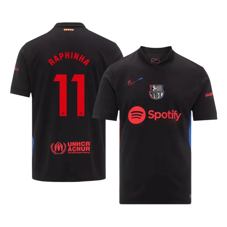 Barcelona RAPHINHA #11 Away Jersey 2024/25 - gojersey