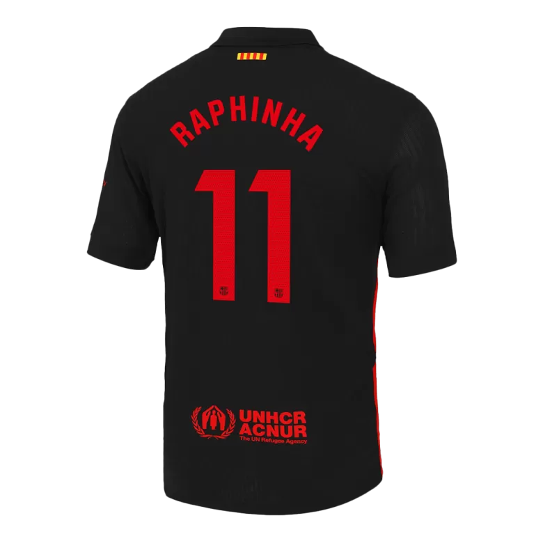 Barcelona RAPHINHA #11 Away Soccer Jersey Authentic 2024/25 - gojersey