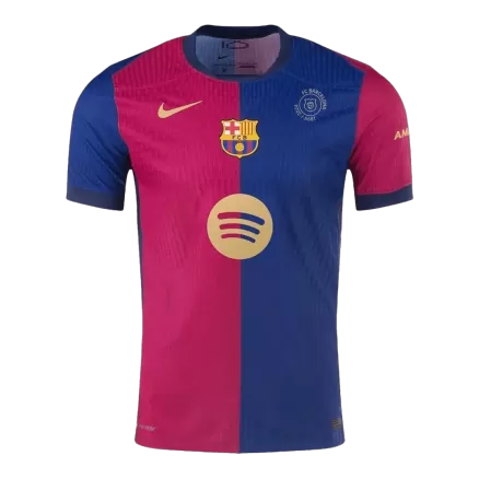 Barcelona Home Soccer Jersey Authentic 2024/25 - 125th Anniversary(Spotify Logo Without Text) - gojersey