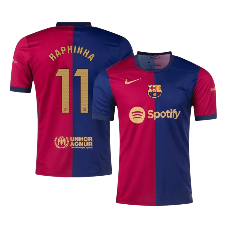 Barcelona RAPHINHA #11 Home Jersey 2024/25 - gojersey