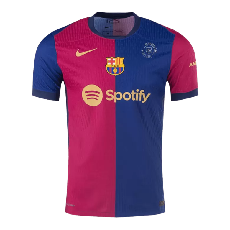 Barcelona Home Soccer Jersey Authentic 2024/25- 125th Anniversary - gojersey