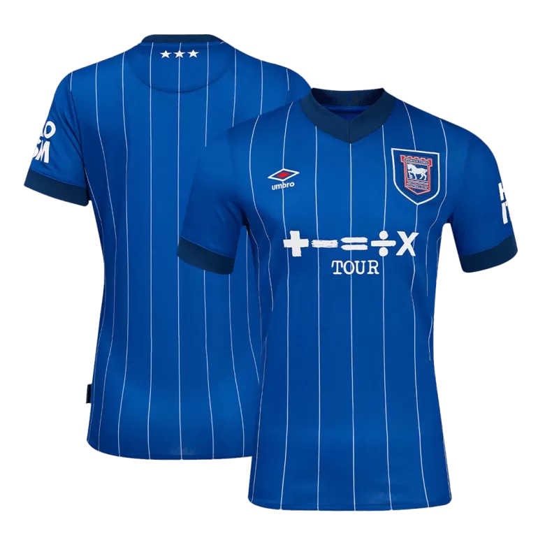 Ipswich Town Home Soccer Jersey 2024/25 - gojersey