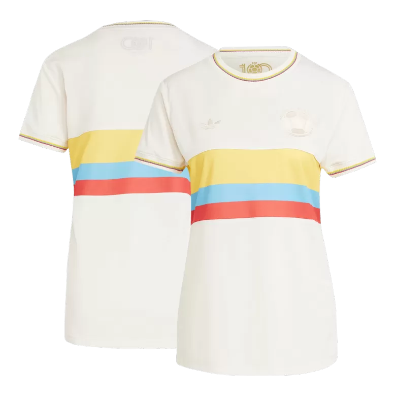 Women's Colombia Soccer Jersey 2024 - 100th Anniversary - gojersey