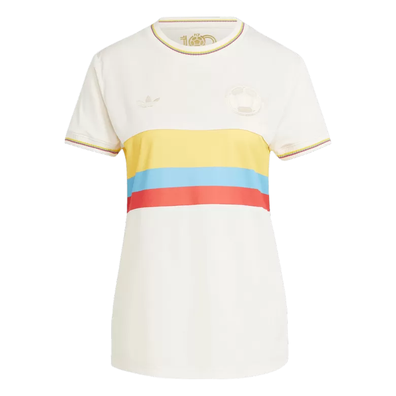 Women's Colombia Soccer Jersey 2024 - 100th Anniversary - gojersey