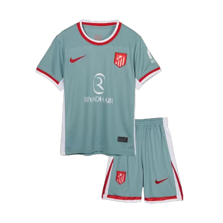 Atletico Madrid Away Soccer Jersey Kit 2024/25 Kids(Jersey+Shorts) - gojersey