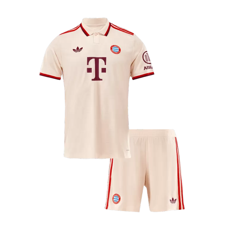 Bayern Munich Third Away Soccer Jersey Kit 2024/25 Kids(Jersey+Shorts) - UCL - gojersey