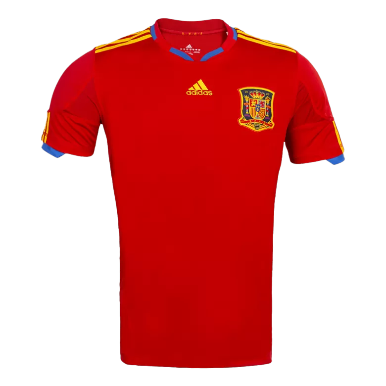 Spain Home Soccer Jersey Retro 2010 - gojersey