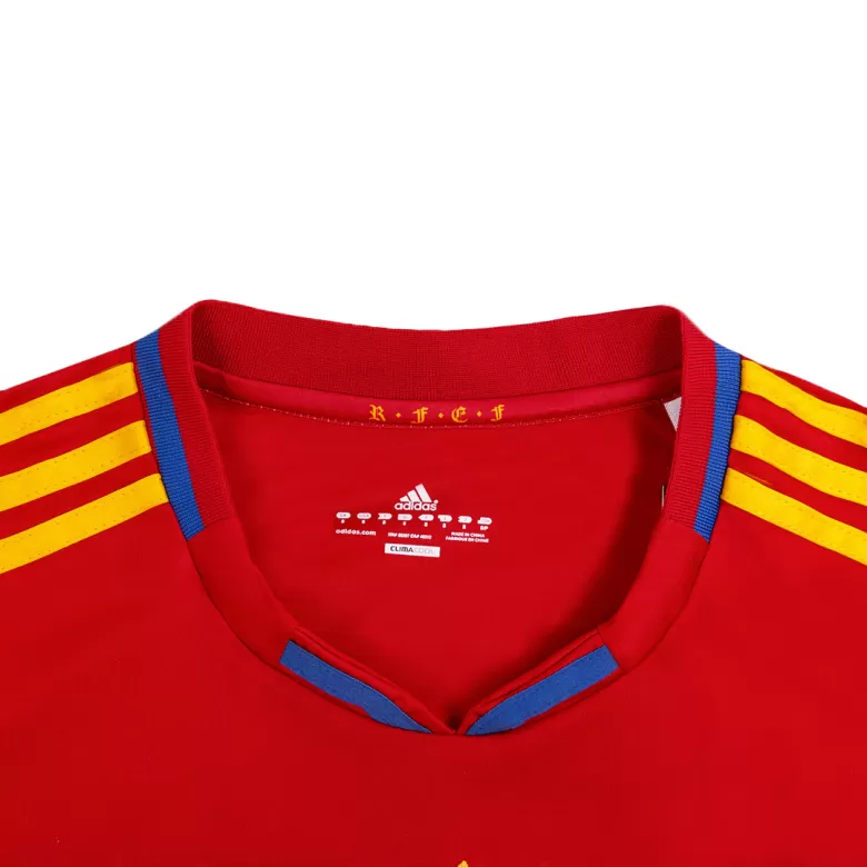 Spain A. INIESTA #6 Home Soccer Jersey Retro 2010 - gojersey