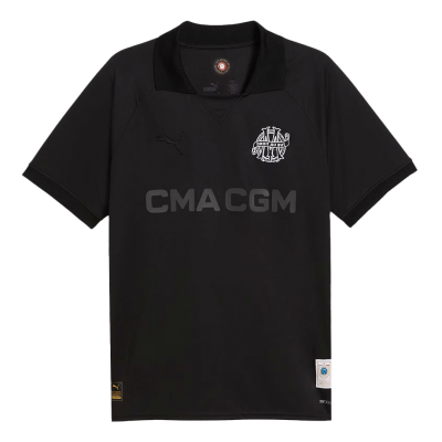 Marseille Goalkeeper Soccer Jersey 2024/25 - Black（125th Anniversary） - gojersey