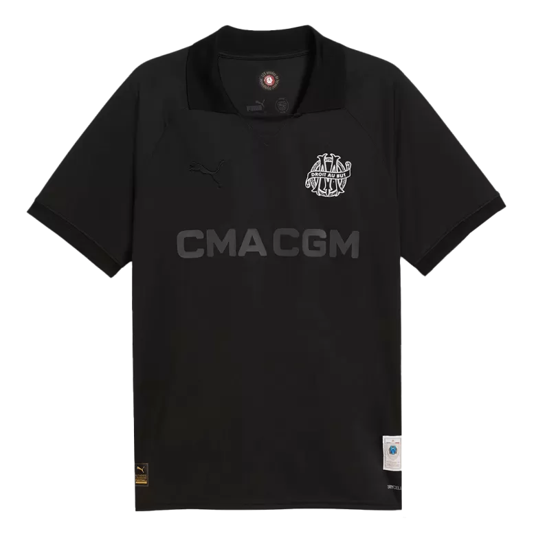 Marseille Goalkeeper Soccer Jersey 2024/25 - Black（125th Anniversary） - gojersey