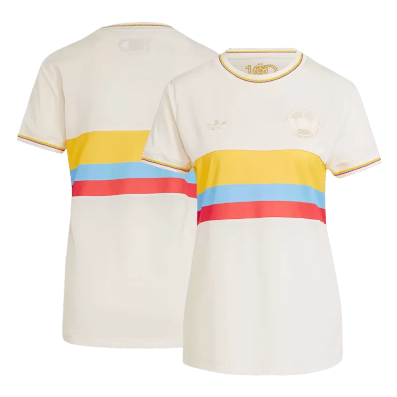 Women's Colombia Soccer Jersey 2024 - 100th Anniversary - gojersey