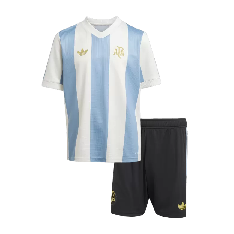 Argentina Soccer Jersey Kit 2024 Kids(Jersey+Shorts) - 50th Anniversary - gojersey