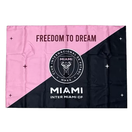 Inter Miami CF Soccer Flag Pink&Black - gojersey