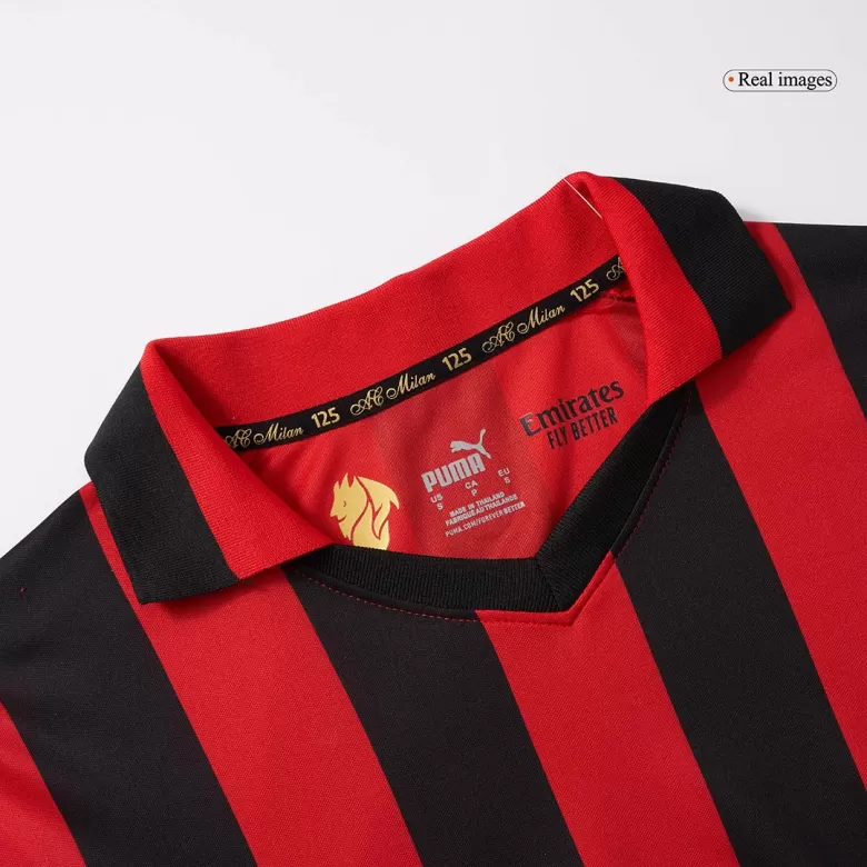 AC Milan Long Sleeve Soccer Jersey 2024/25 - 125th Anniversary - gojersey