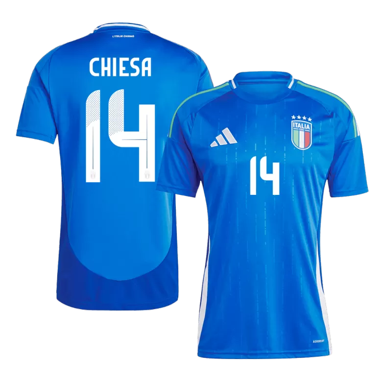 Italy CHIESA #14 Home Jersey EURO 2024 - gojersey