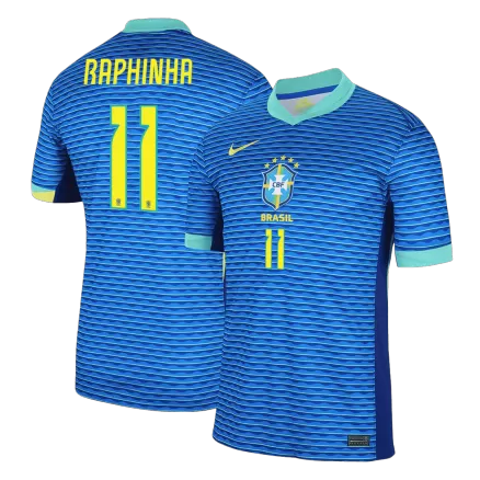 Brazil RAPHINHA #11 Away Soccer Jersey Copa America 2024 - gojersey