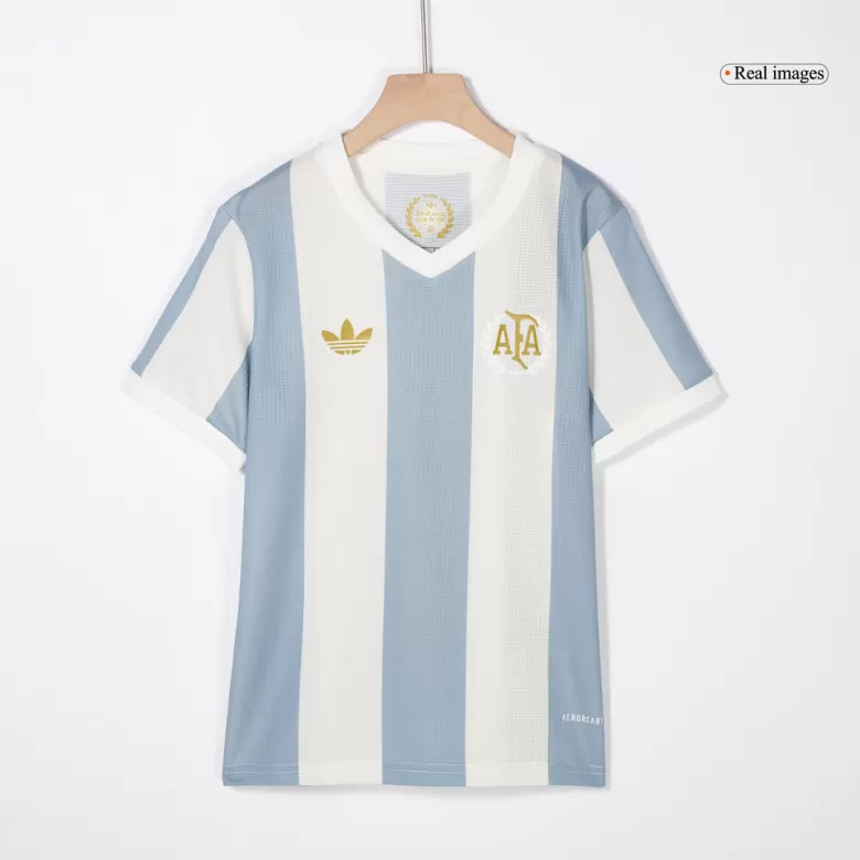 Argentina Soccer Jersey Kit 2024 Kids(Jersey+Shorts) - 50th Anniversary - gojersey