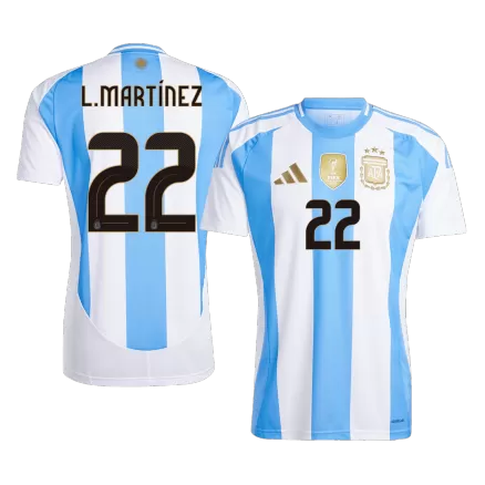 Argentina L.MARTÍNEZ #22 Home Jersey 2024 - gojersey