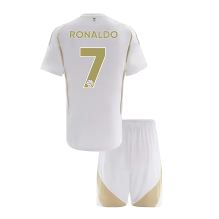 Al Nassr RONALDO #7 Third Away Soccer Jersey Kit 2024/25 Kids(Jersey+Shorts) - gojersey