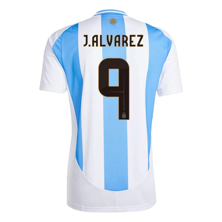 Argentina J.ALVAREZ #9 Home Soccer Jersey 2024 - gojersey