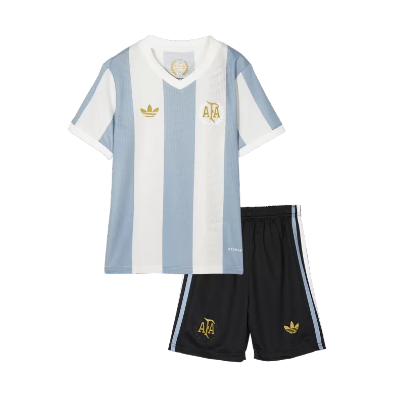 Argentina Soccer Jersey Kit 2024 Kids(Jersey+Shorts) - 50th Anniversary - gojersey