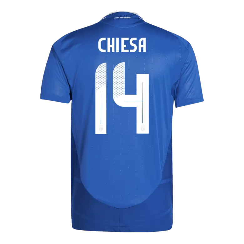 Italy CHIESA #14 Home Soccer Jersey Authentic EURO 2024 - gojersey