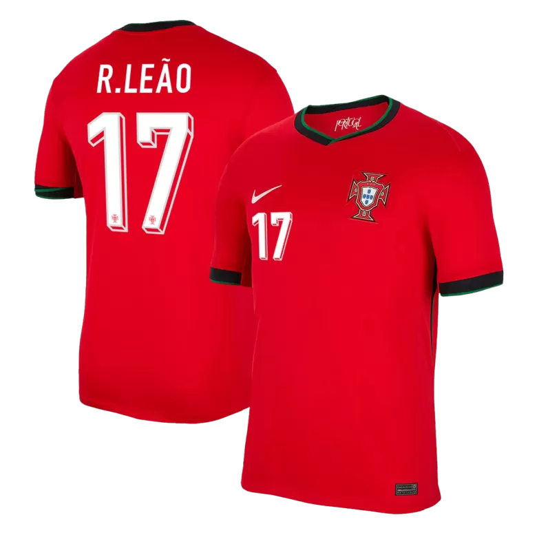 Portugal R.LEÃO #17 Home Jersey EURO 2024 - gojersey