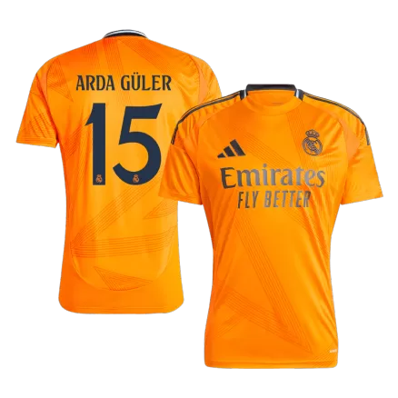 Real Madrid ARDA GÜLER #15 Away Jersey 2024/25 - gojersey