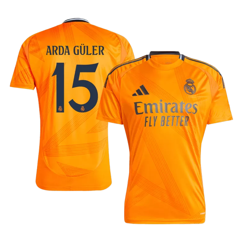 Real Madrid ARDA GÜLER #15 Away Jersey 2024/25 - gojersey