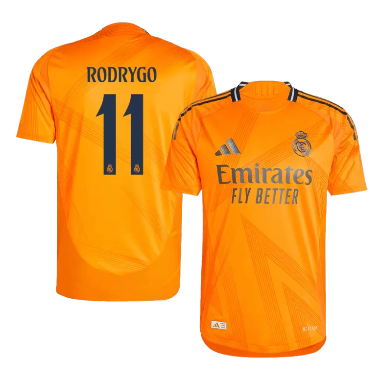 Real Madrid RODRYGO #11 Away Soccer Jersey Authentic 2024/25 - gojersey