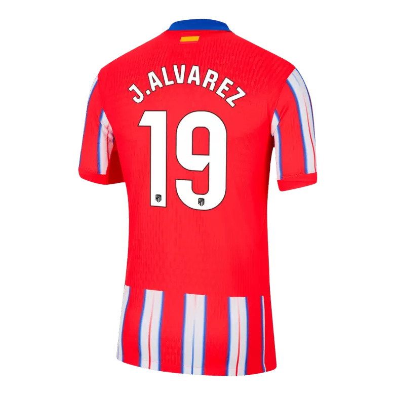 Atletico Madrid J.ALVAREZ #19 Home Soccer Jersey Authentic 2024/25 - gojersey