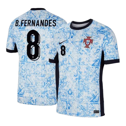 Portugal B.FERNANDES #8 Away Soccer Jersey EURO 2024 - gojersey