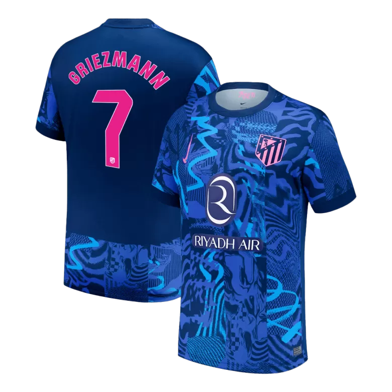 Atletico Madrid GRIEZMANN #7 Third Away Soccer Jersey 2024/25 - gojersey