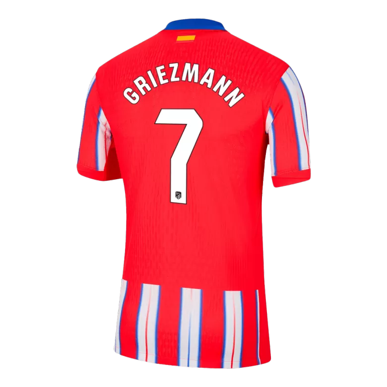 Atletico Madrid GRIEZMANN #7 Home Soccer Jersey Authentic 2024/25 - gojersey