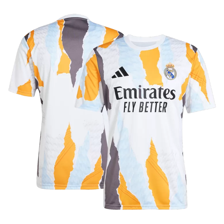 Real Madrid Pre-Match Training Soccer Jersey 2024/25 - White - gojersey