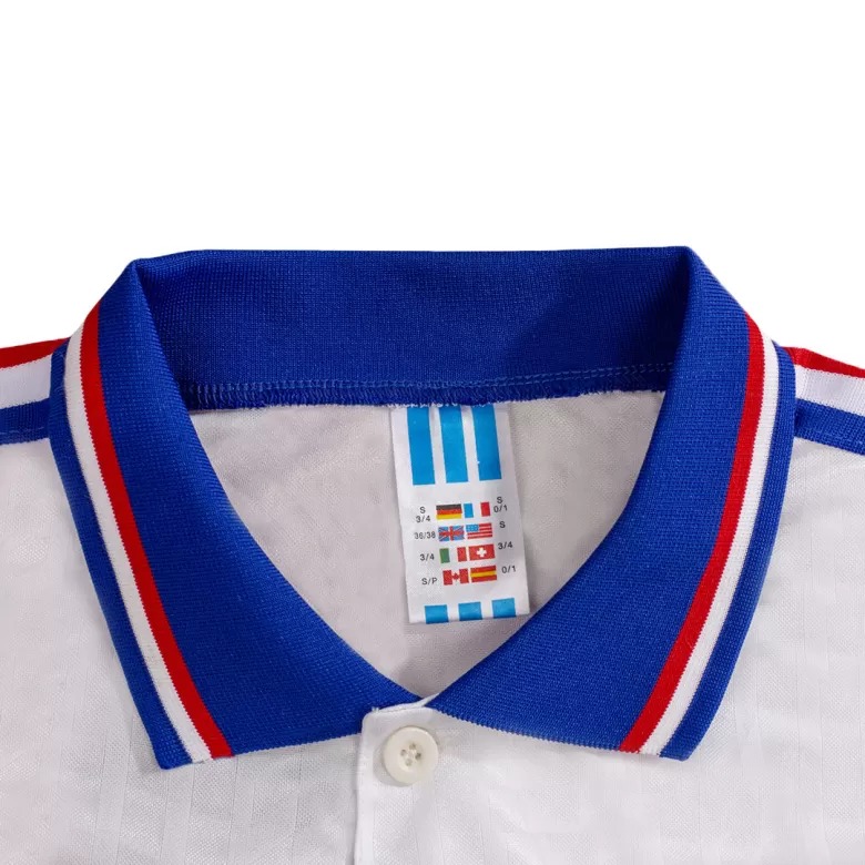 France Away Soccer Jersey Retro 1994 - gojersey