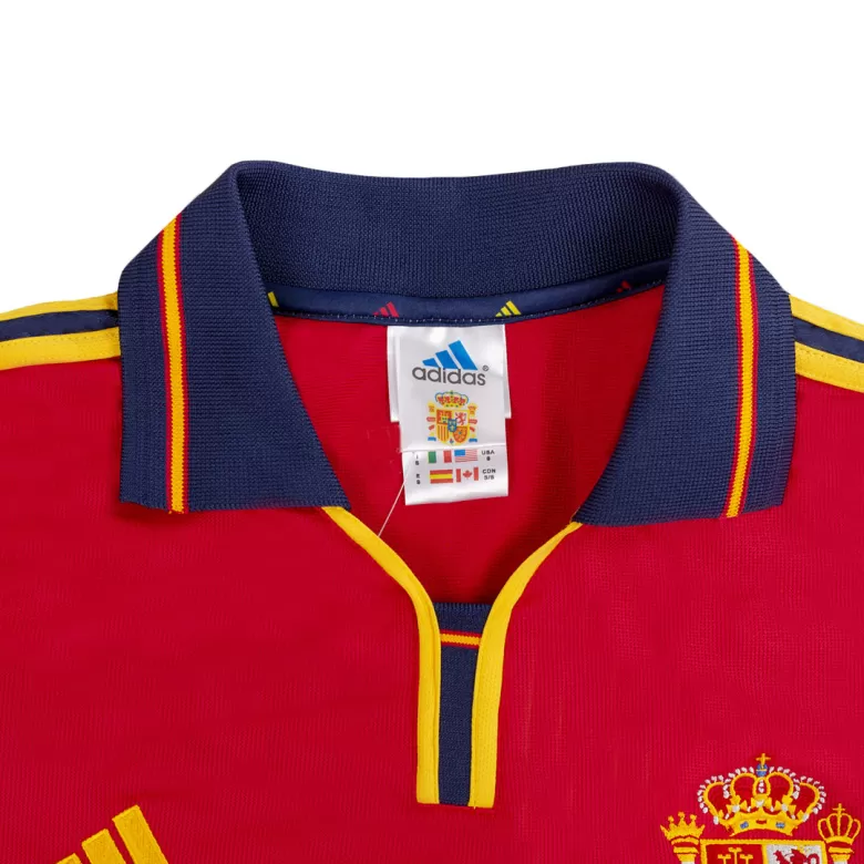 Spain Home Soccer Jersey Retro 2000 - gojersey