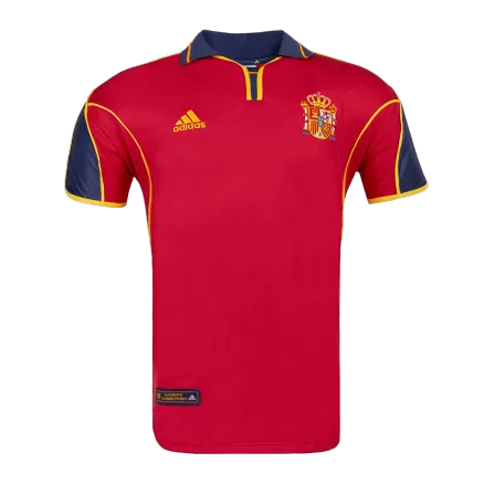 Spain Home Soccer Jersey Retro 2000 - gojersey